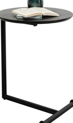 Sidobord Easy Living - Svart Trä Ø46cm - KARE Design