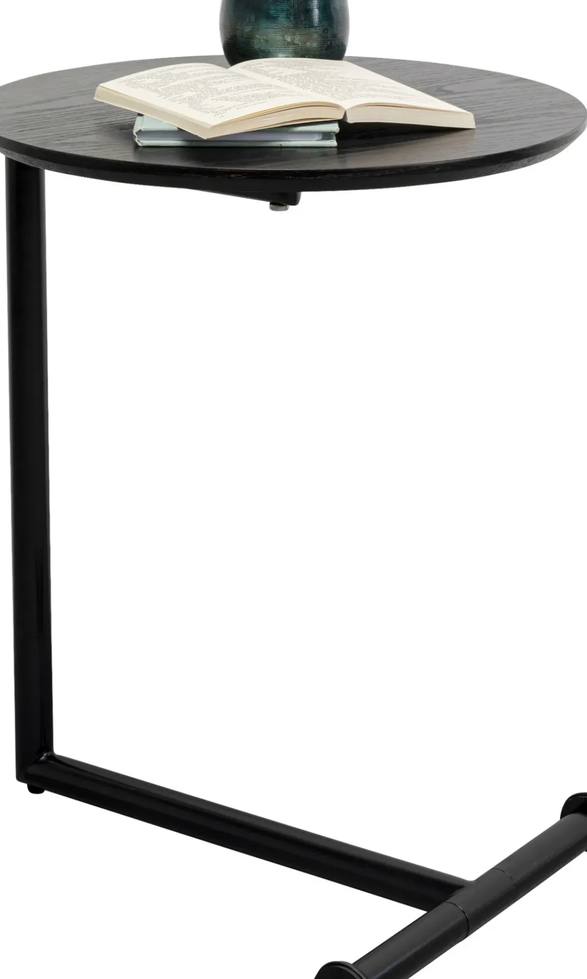 Sidobord Easy Living - Svart Trä Ø46cm - KARE Design