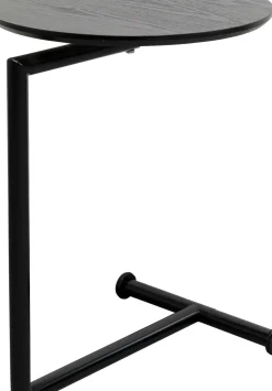 Sidobord Easy Living - Svart Trä Ø46cm - KARE Design