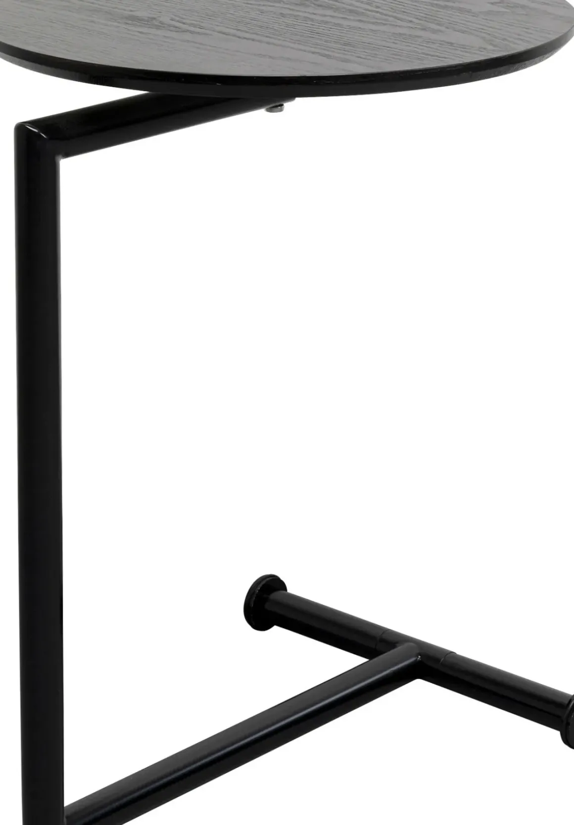 Sidobord Easy Living - Svart Trä Ø46cm - KARE Design
