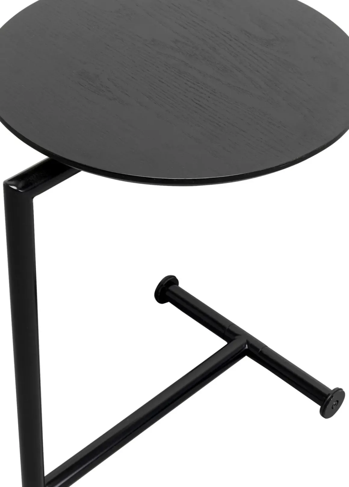 Sidobord Easy Living - Svart Trä Ø46cm - KARE Design