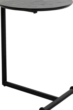 Sidobord Easy Living - Svart Trä Ø46cm - KARE Design