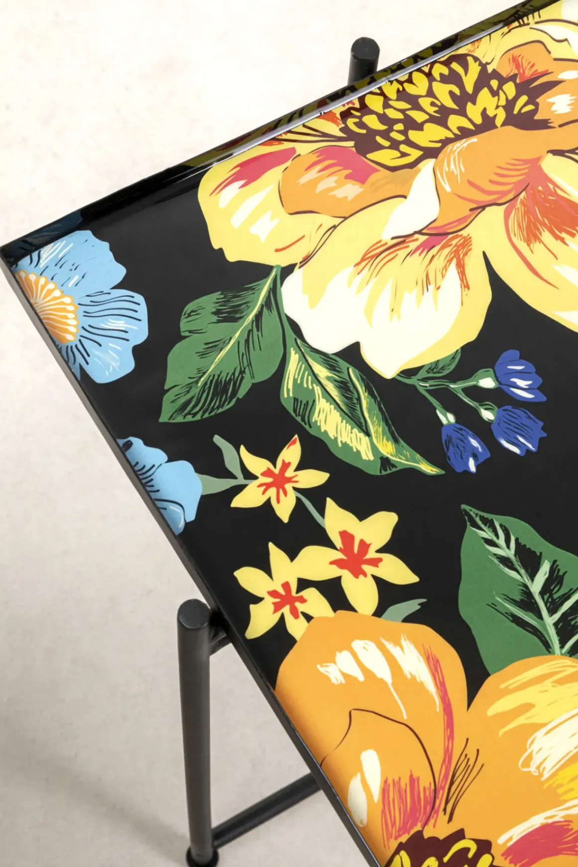 Sidobord Flowers Kvadrat - Set med 2 Bord - KARE Design