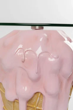 Sidobord Icecream - Glass, Ø48cm - KARE Design