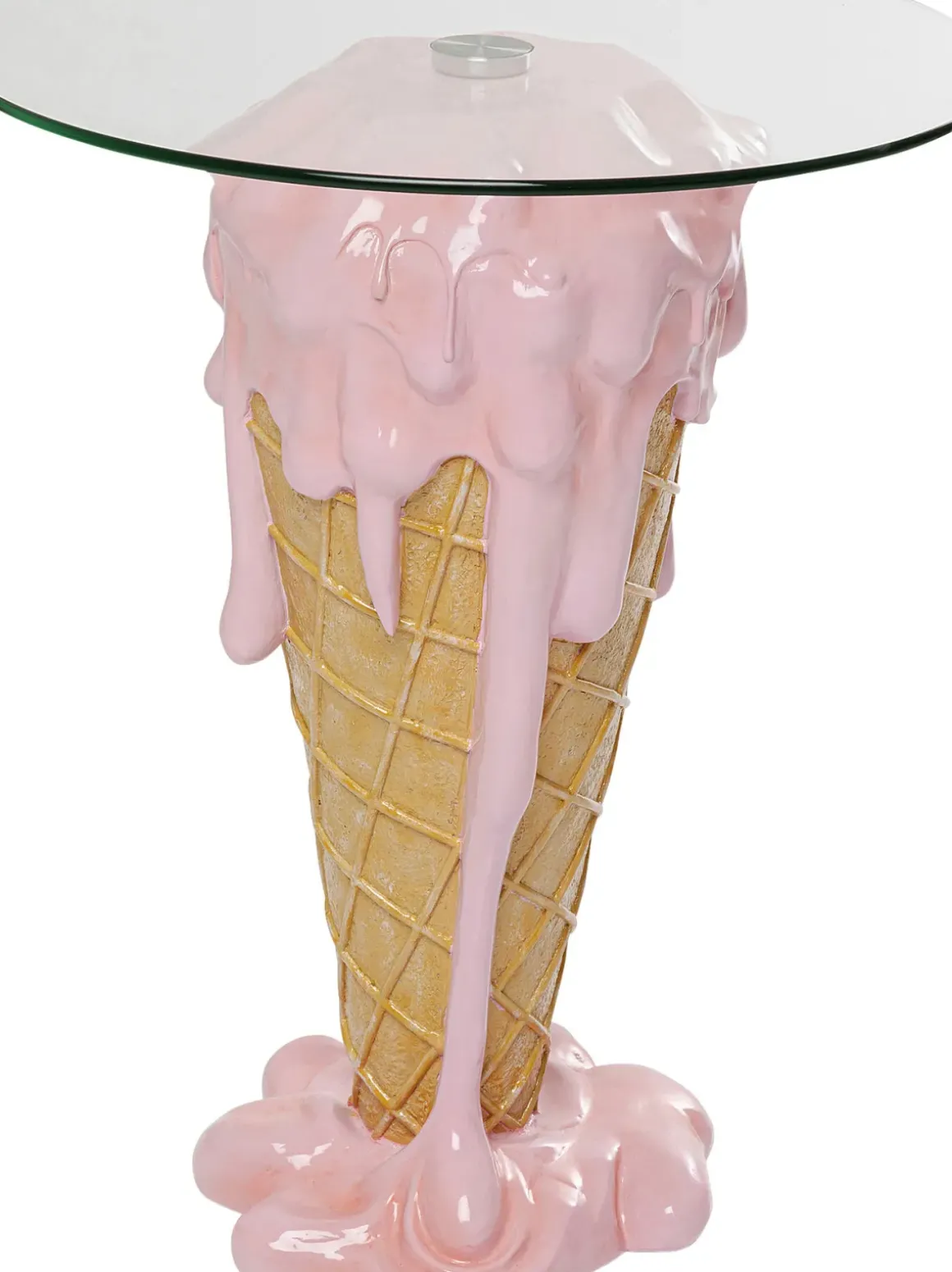 Sidobord Icecream - Glass Ø60cm - KARE Design