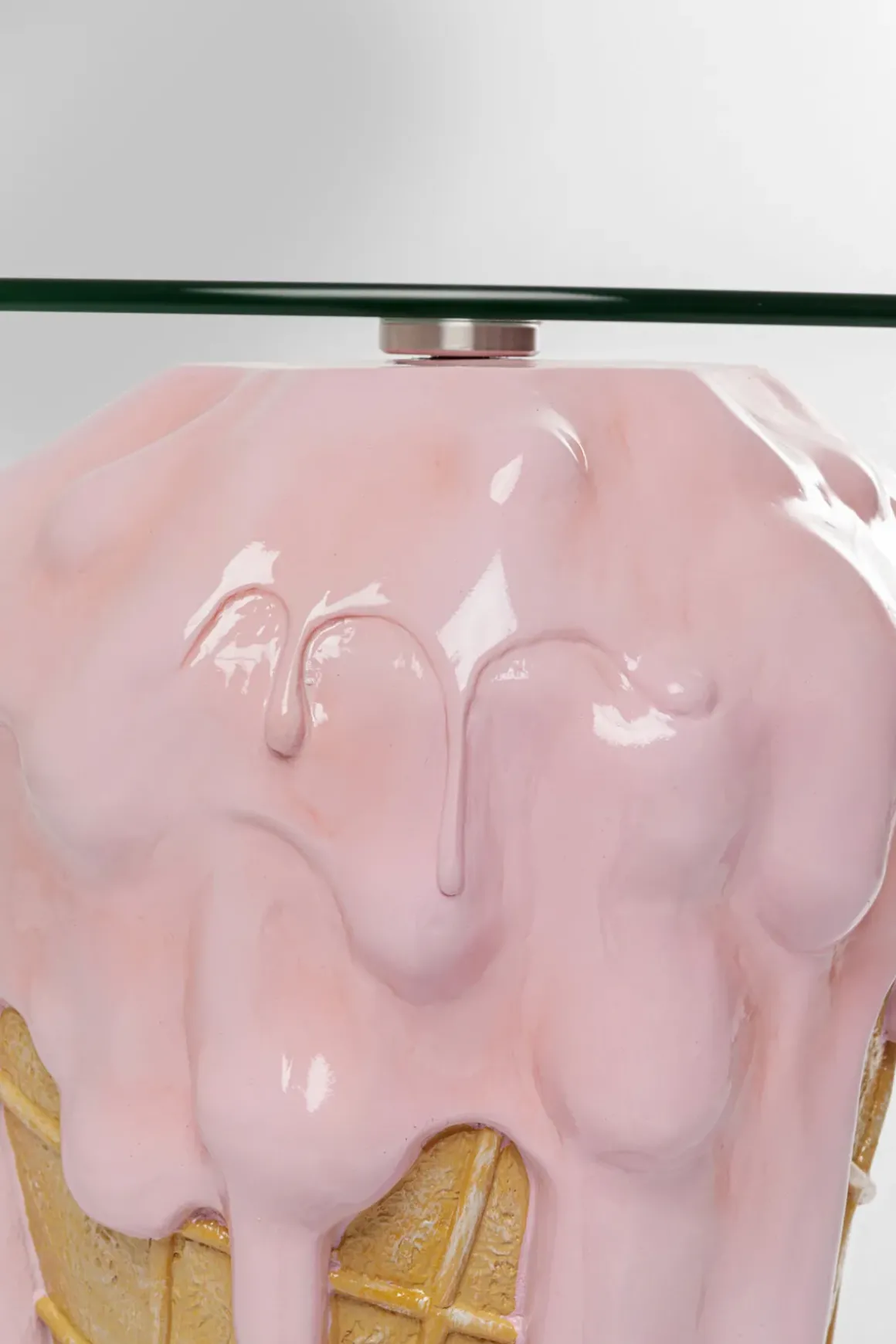 Sidobord Icecream - Glass Ø60cm - KARE Design