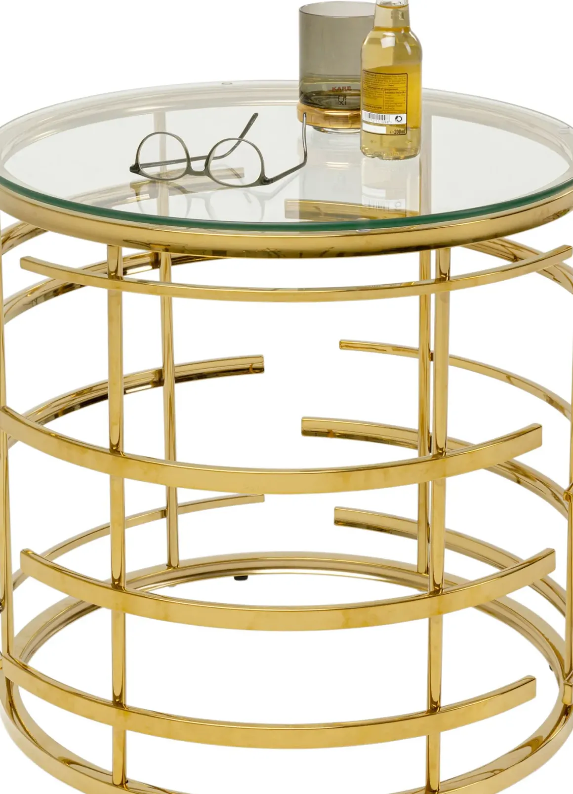 Sidobord Jupiter Guld Ø55cm - KARE Design