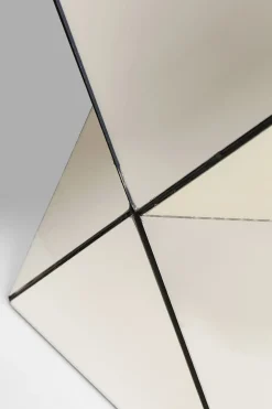 Sidobord Luxury Triangle - Champagnefärgat Spegelglas - KARE Design