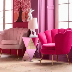 Sidobord Luxury Triangle - Spegelglas - KARE Design
