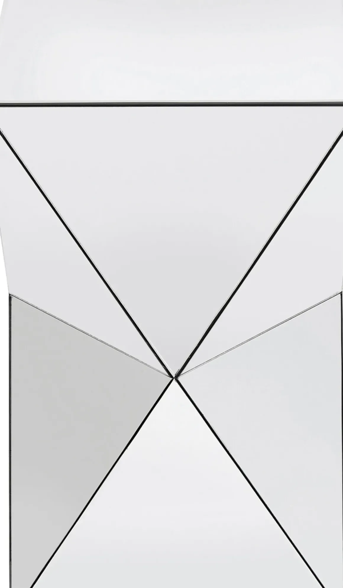 Sidobord Luxury Triangle - Spegelglas - KARE Design
