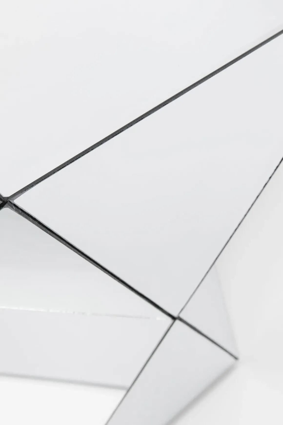 Sidobord Luxury Triangle - Spegelglas - KARE Design