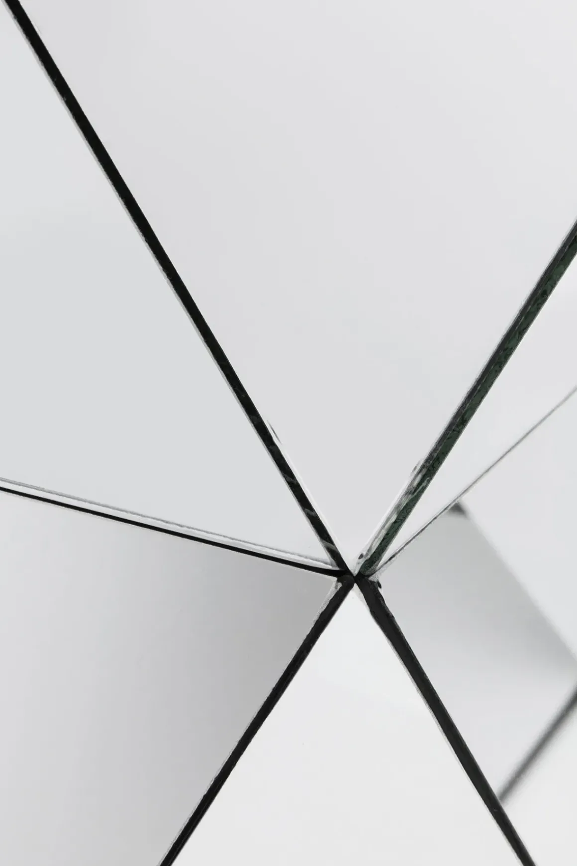 Sidobord Luxury Triangle - Spegelglas - KARE Design