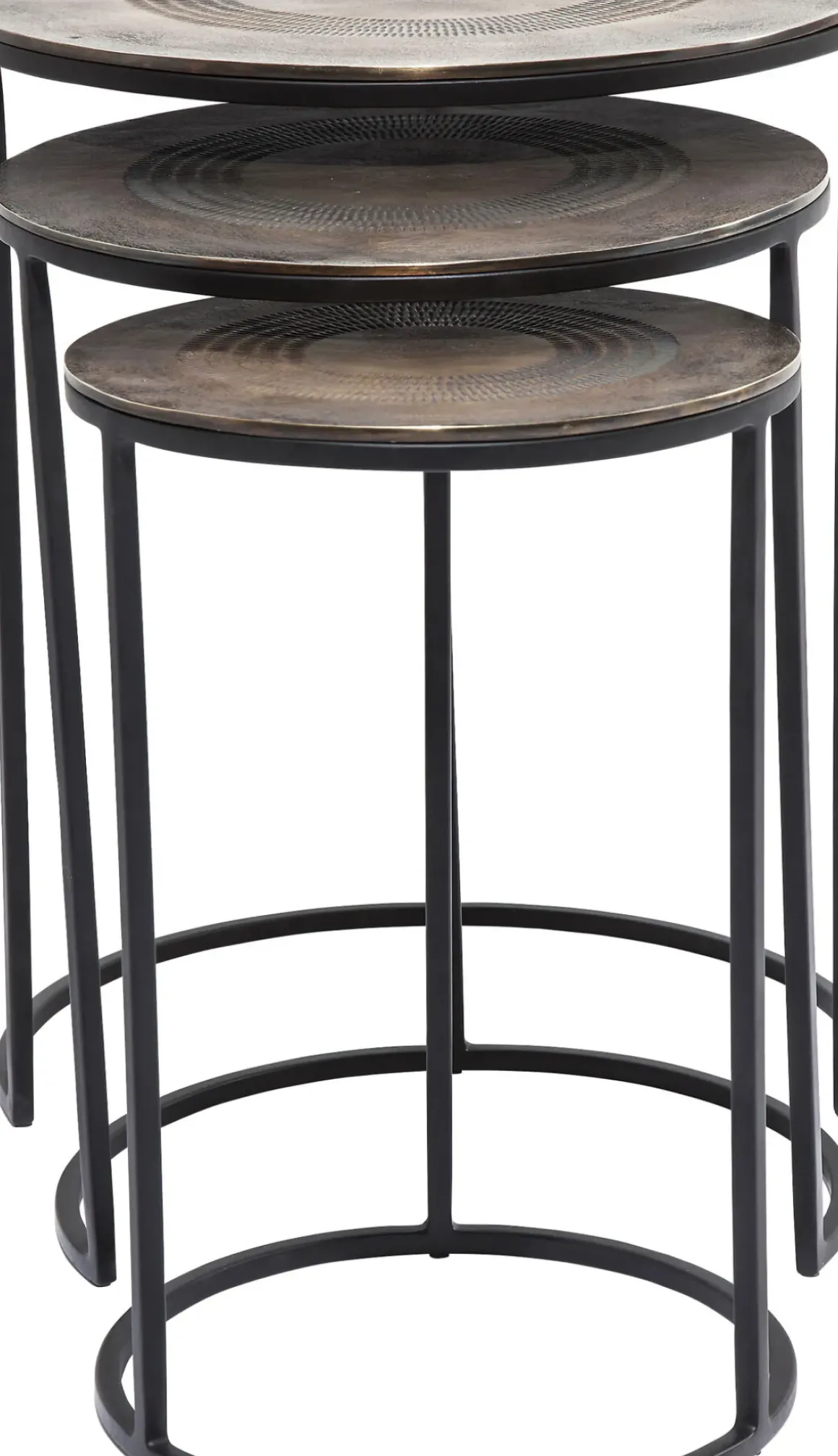 Sidobord Marrakesh (3/Set) Ø48cm - KARE Design