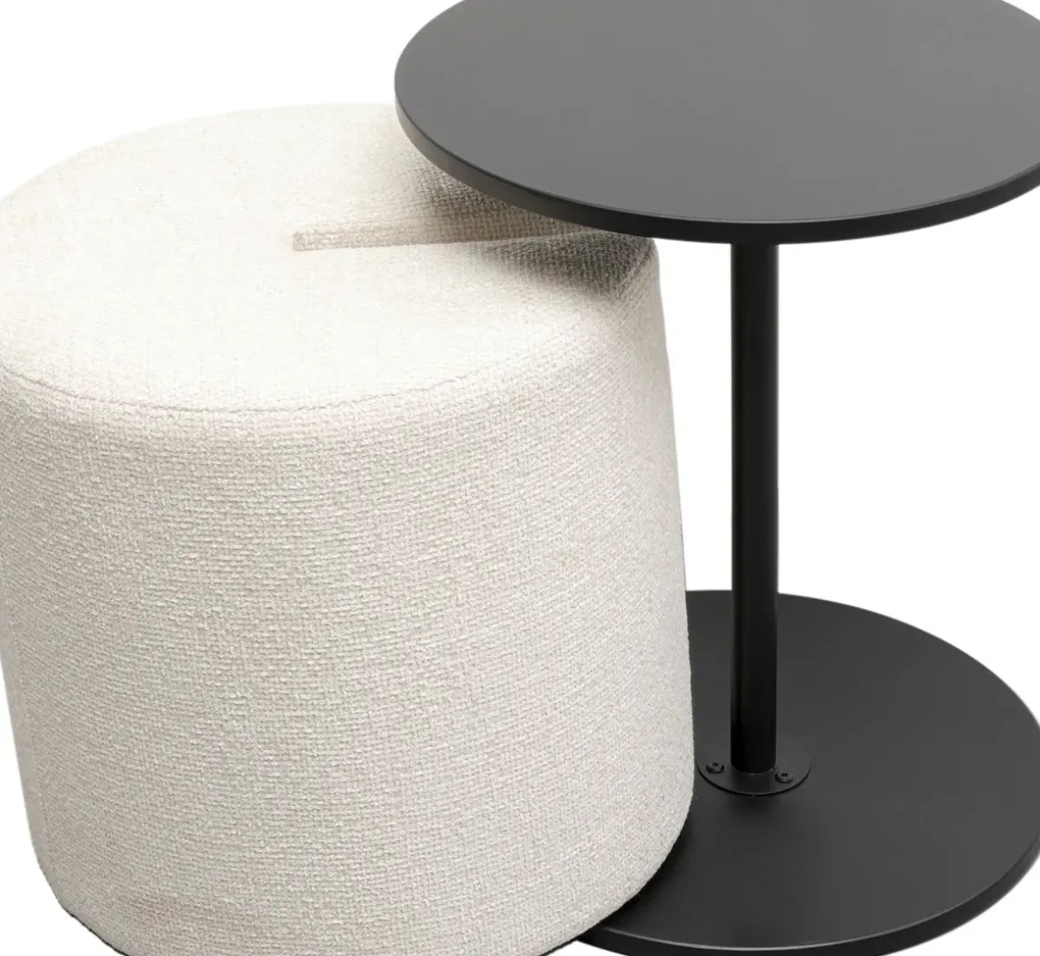 Sidobord med Sittpuff Together (2-delar) - KARE Design
