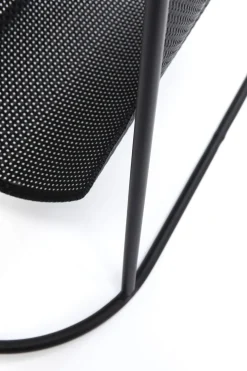 Sidobord Mesh - med Magasinhållare, Svart Stål - KARE Design