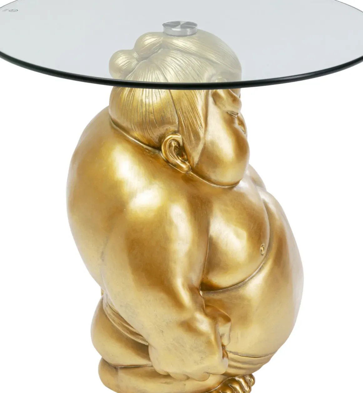 Sidobord Monk - Guld, Ø54cm - KARE Design