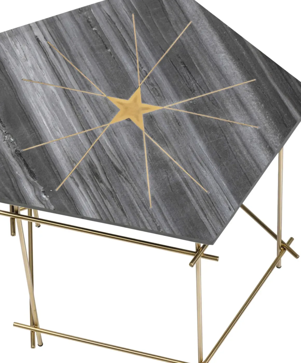 Sidobord Mystic Pentagon Big - KARE Design