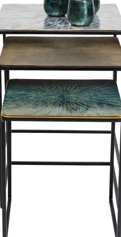 Sidobord Ray Square (3/Set) - KARE Design