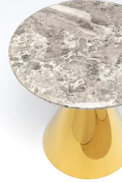 Sidobord Rita - Guld, Ø50cm - KARE Design