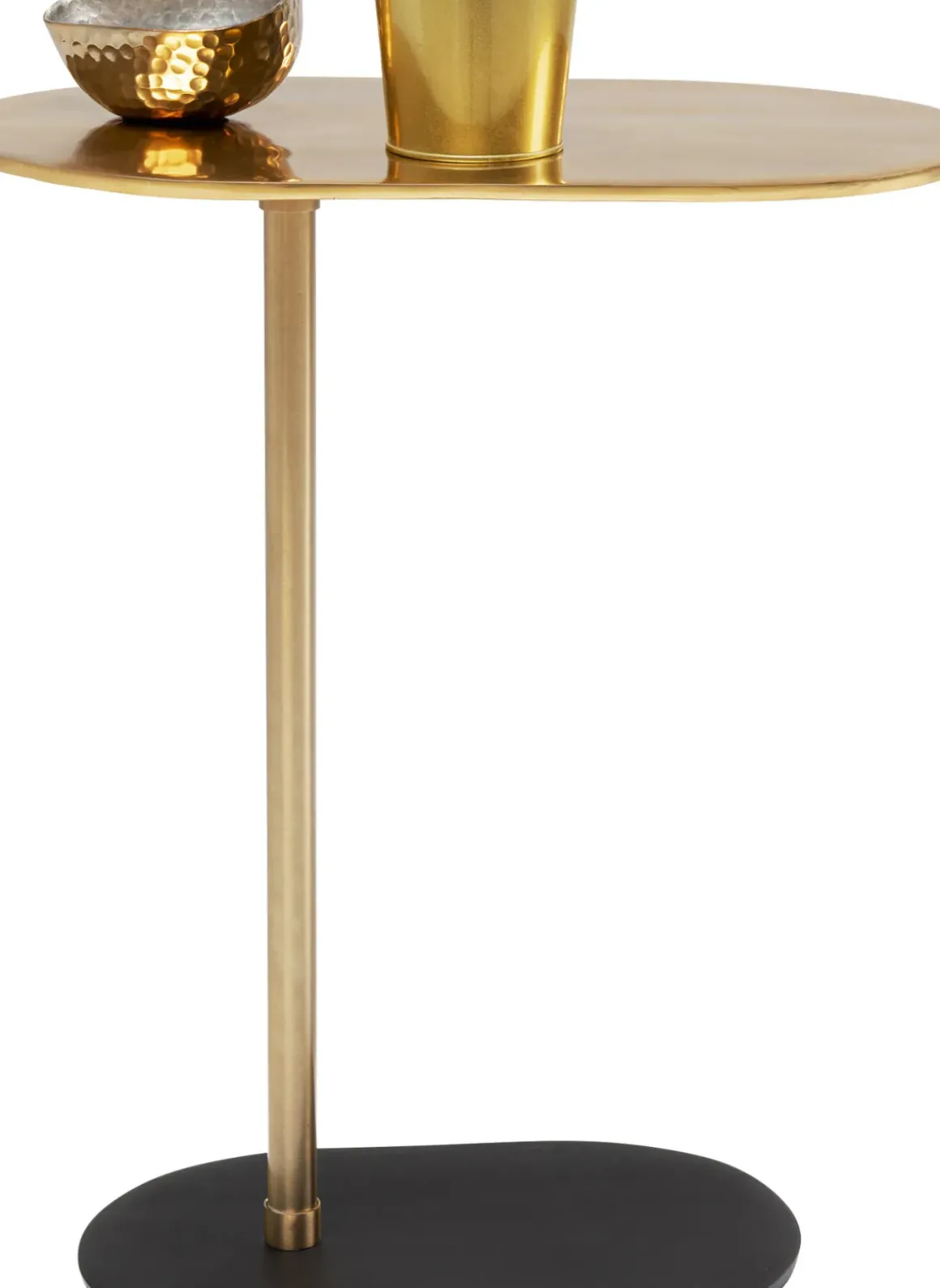 Sidobord Slide - Mässing/Svart, 50x30cm - KARE Design