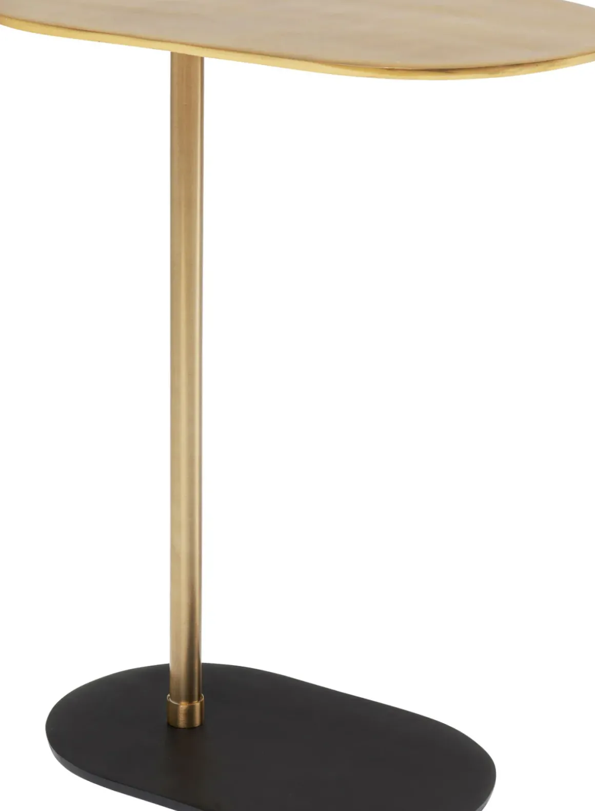 Sidobord Slide - Mässing/Svart, 50x30cm - KARE Design