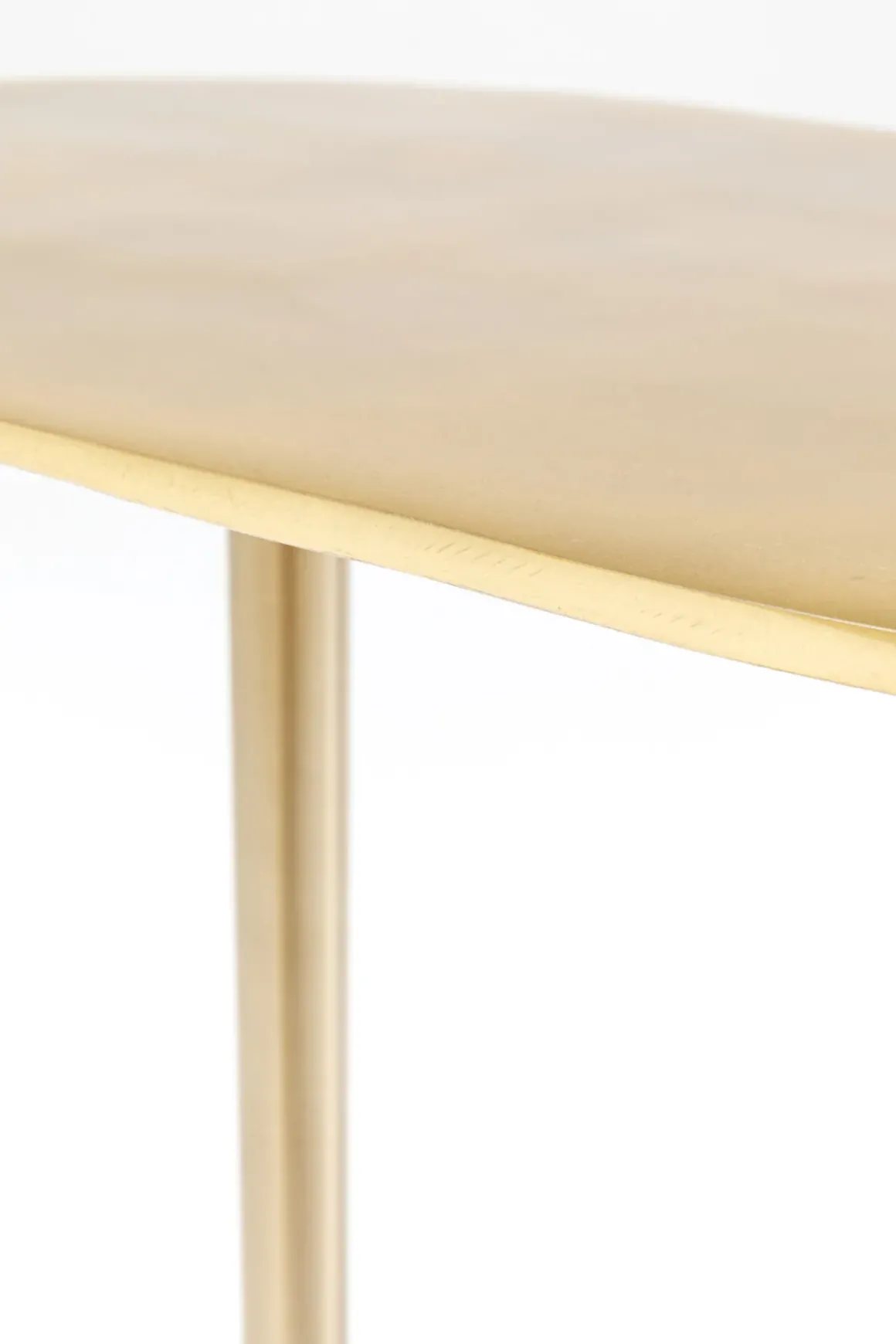 Sidobord Slide - Mässing/Svart, 50x30cm - KARE Design