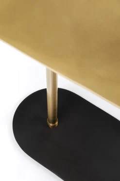 Sidobord Slide - Mässing/Svart, 50x30cm - KARE Design