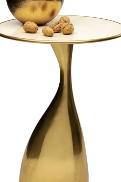Sidobord Spacey - Guld, Ø36cm - KARE Design