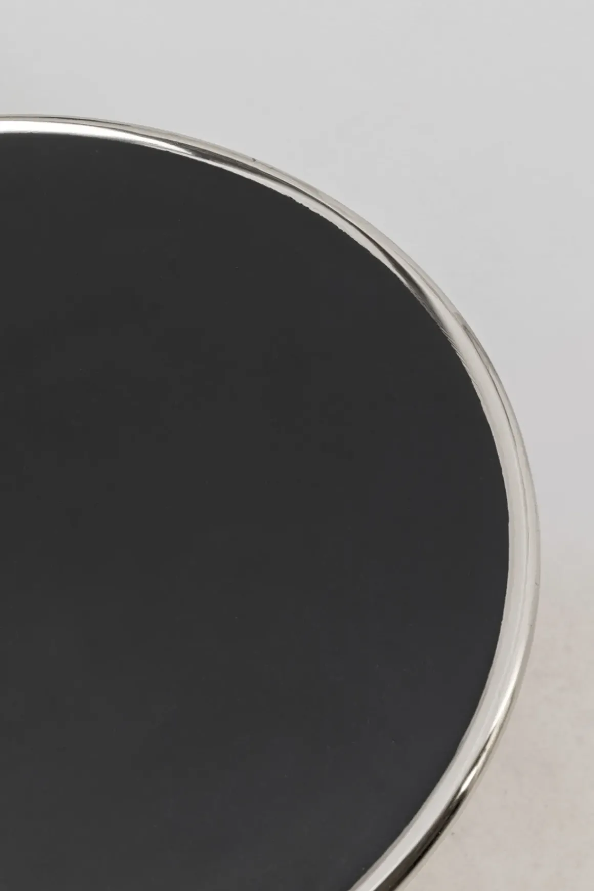 Sidobord Spacey - Silver, Ø36cm - KARE Design