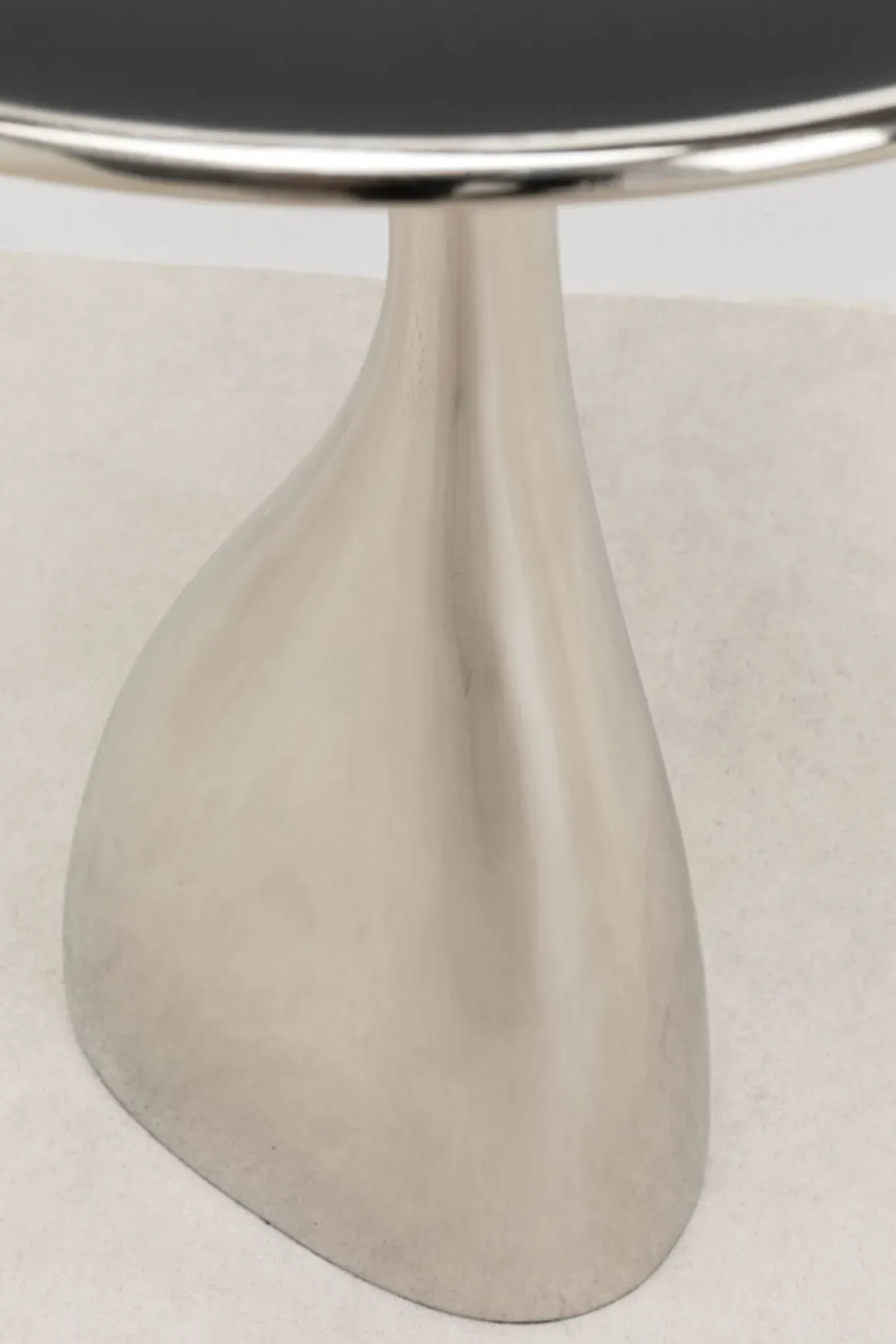 Sidobord Spacey - Silver, Ø36cm - KARE Design