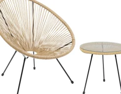 Sidobord Trädgård Acapulco - Natur Ø50cm - KARE Design