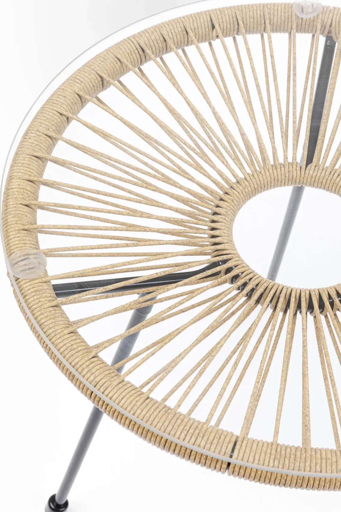 Sidobord Trädgård Acapulco - Natur Ø50cm - KARE Design