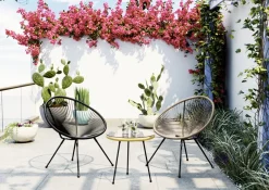 Sidobord Trädgård Acapulco - Natur Ø50cm - KARE Design