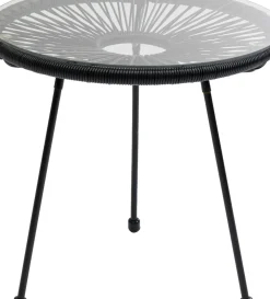 Sidobord Trädgård Acapulco - Svart Ø50cm - KARE Design