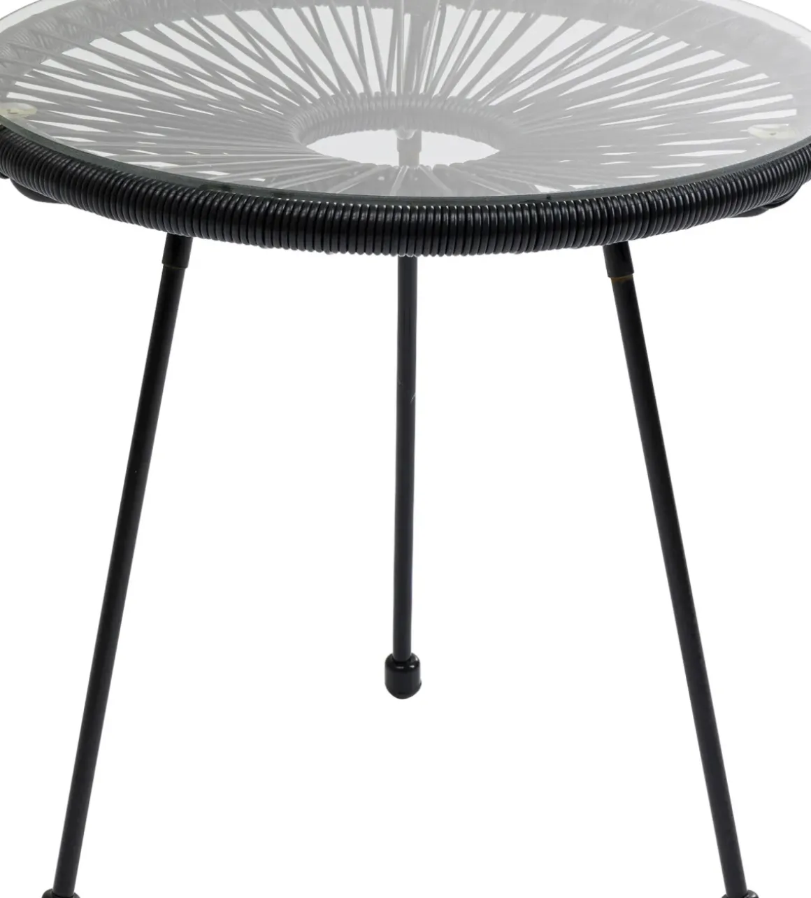 Sidobord Trädgård Acapulco - Svart Ø50cm - KARE Design