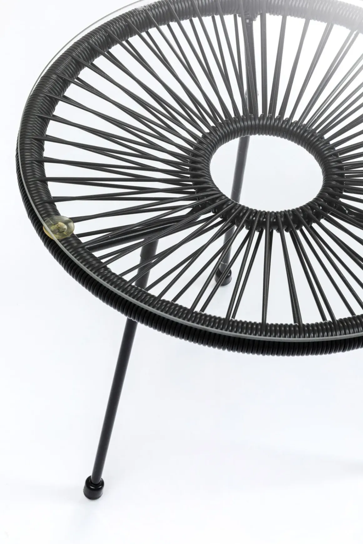 Sidobord Trädgård Acapulco - Svart Ø50cm - KARE Design