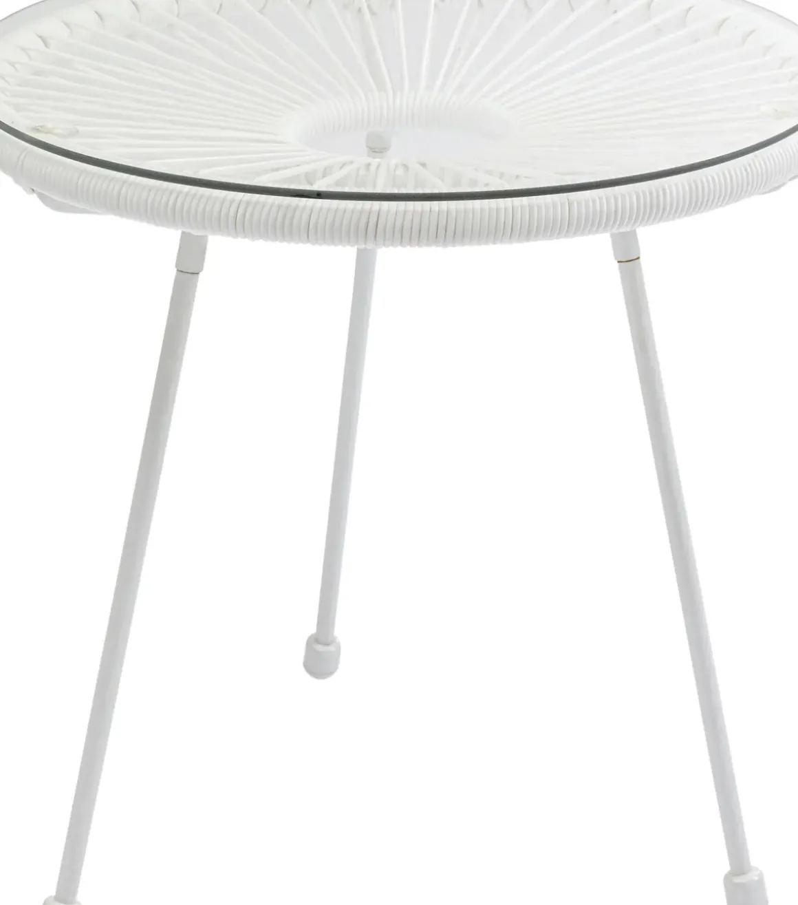 Sidobord Trädgård Acapulco - Vit Ø50cm - KARE Design