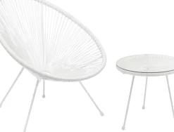 Sidobord Trädgård Acapulco - Vit Ø50cm - KARE Design