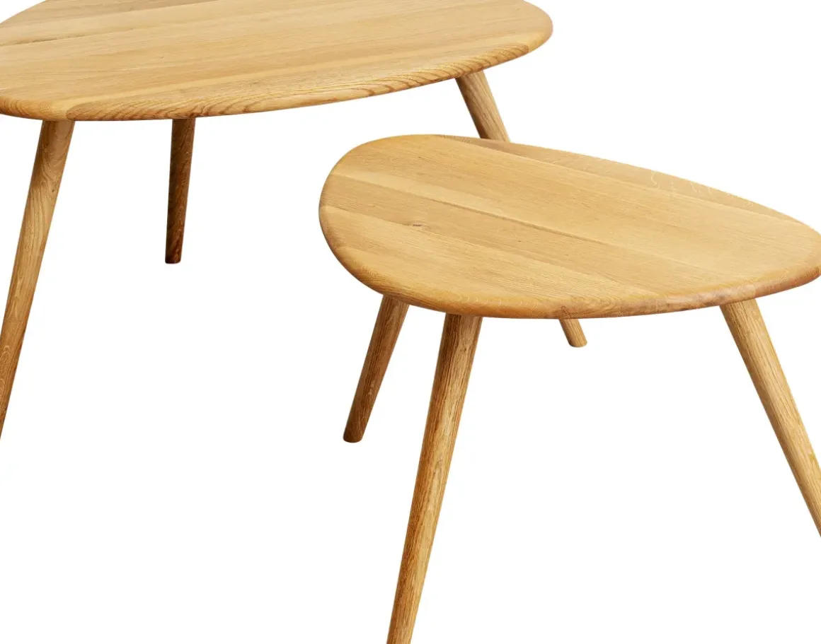 Sidobord Vigo - Set med 2 Bord i Ek - KARE Design