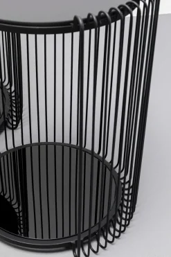Sidobord Wire Double - Svart, set med 2 bord - KARE Design