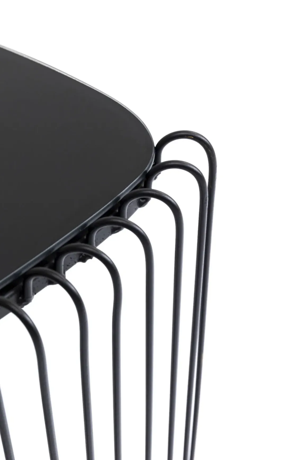 Sidobord Wire Triangle - Svart, 2-set - KARE Design