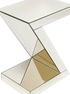 Sidobord Z Luxury - Champangefärgat Spegelglas - KARE Design