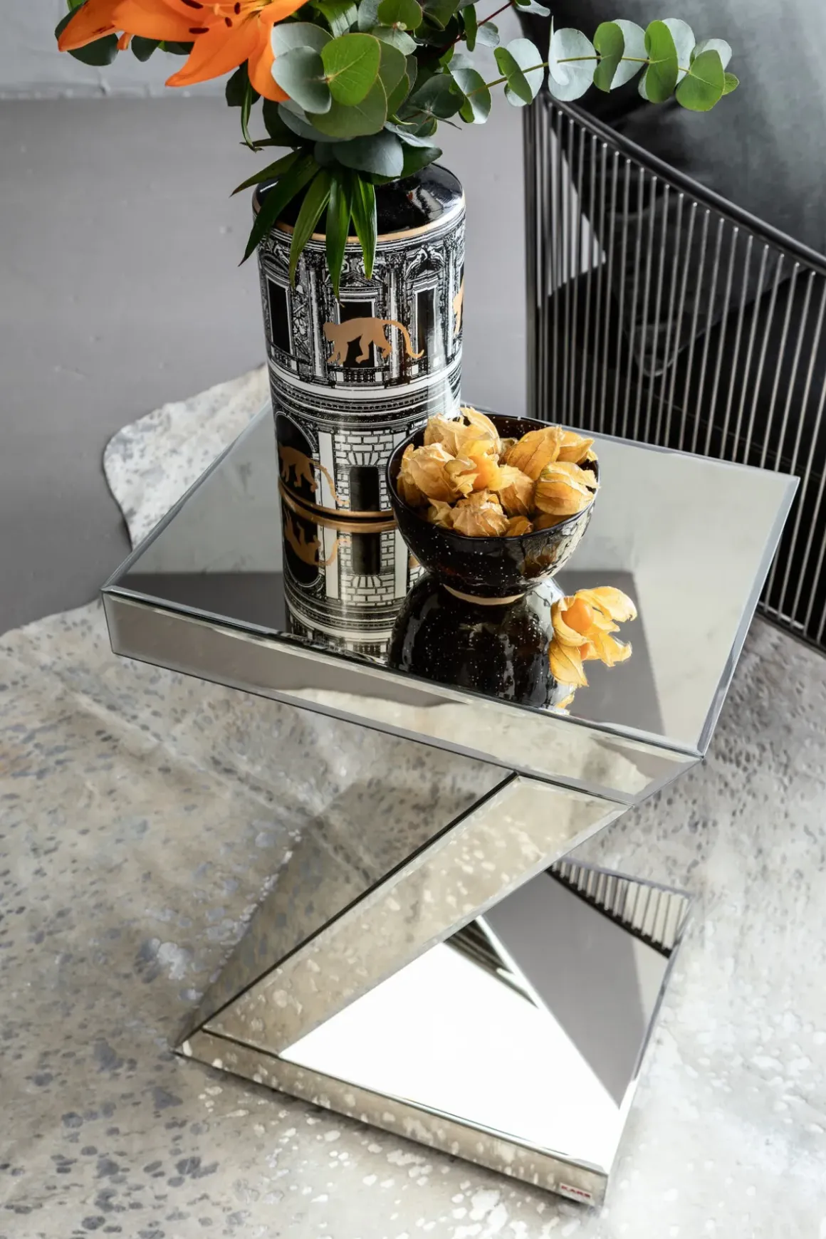 Sidobord Z Luxury - Spegelglas - KARE Design