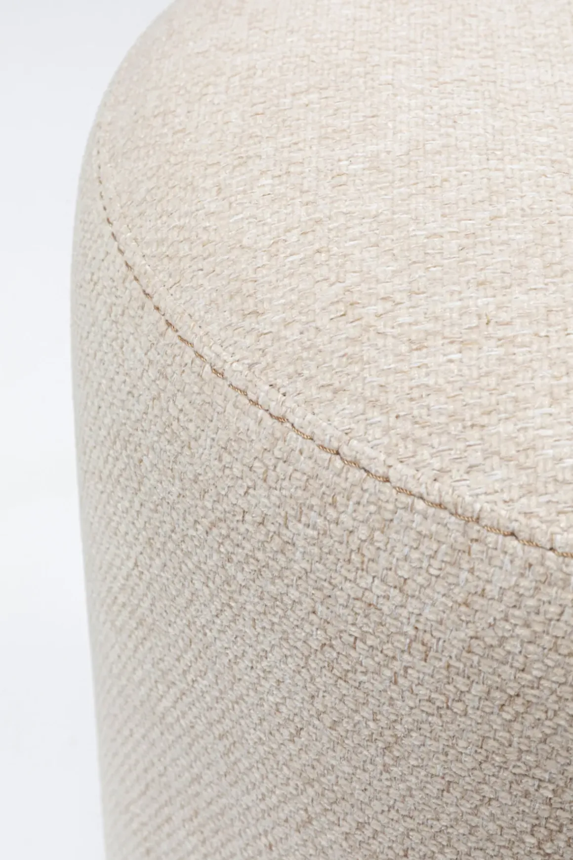 Sittpuff Cherry - Creme/Svart Ø36cm - KARE Design