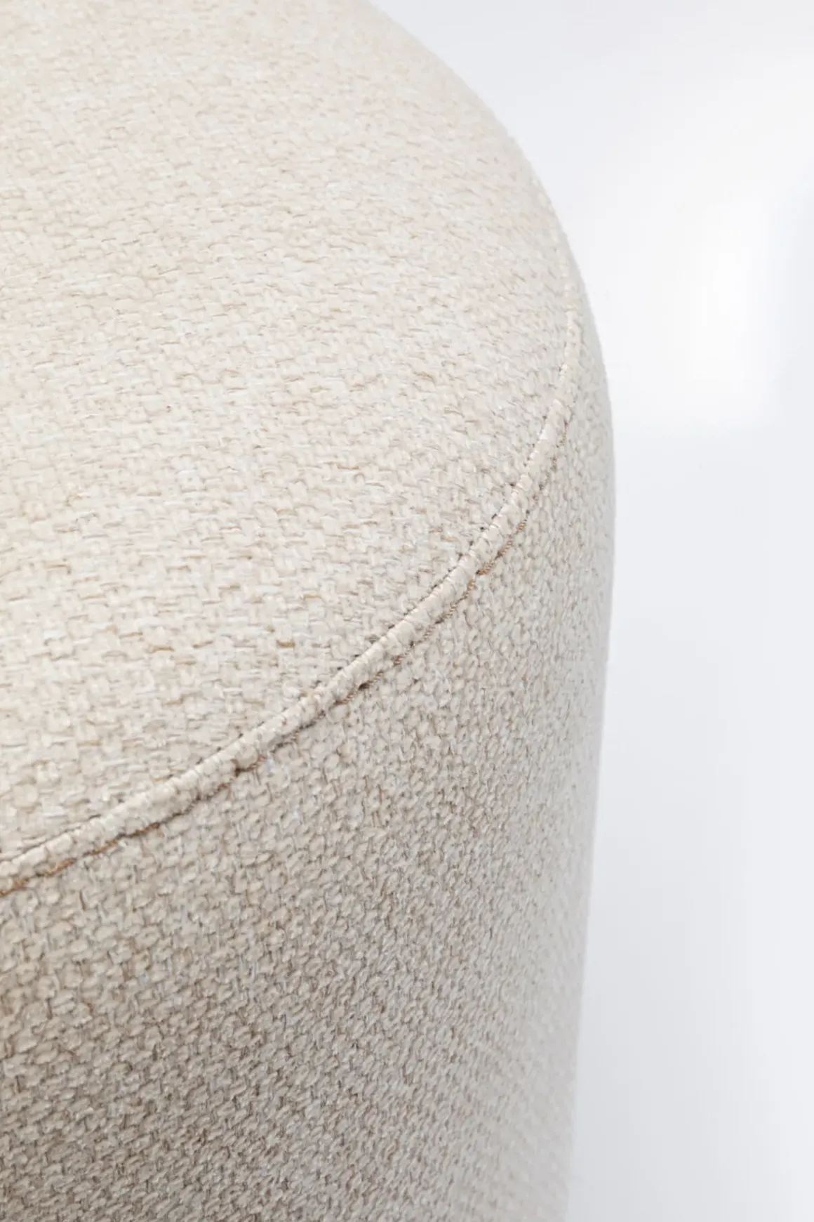 Sittpuff Cherry - Creme/Svart Ø36cm - KARE Design