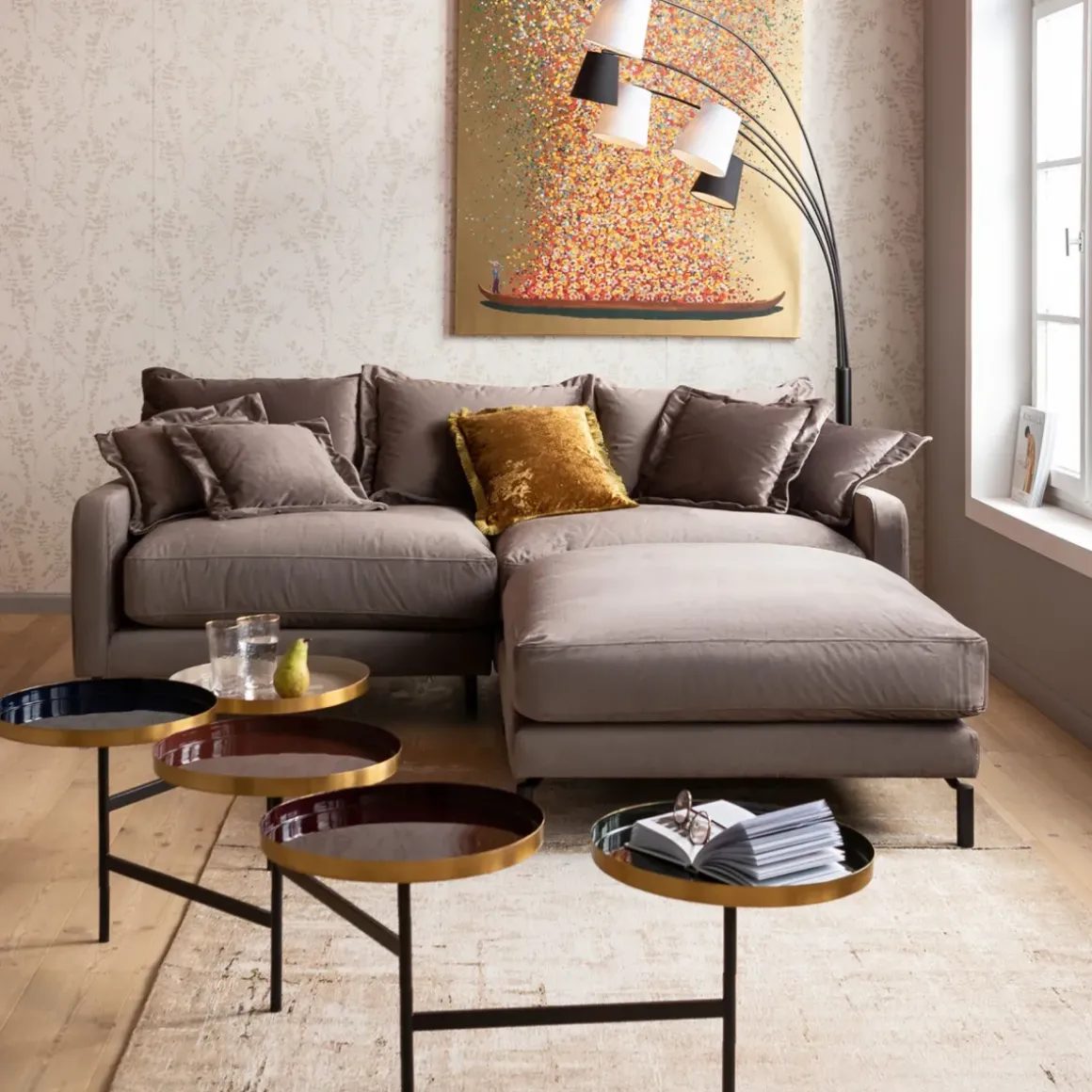 Sittpuff Lullaby Taupe - KARE Design