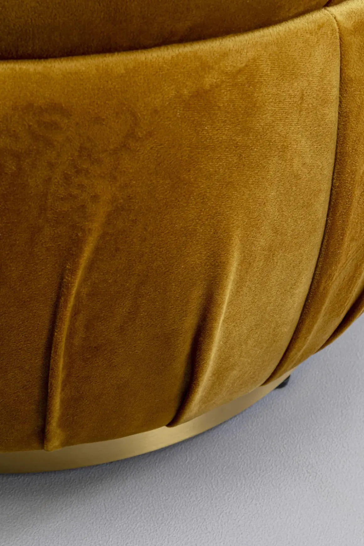 Sittpuff Nube - Senapsgul Ø56cm - KARE Design