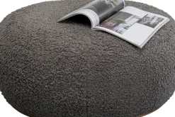 Sittpuff Pebble - Boucle, Grå, 81cm - KARE Design