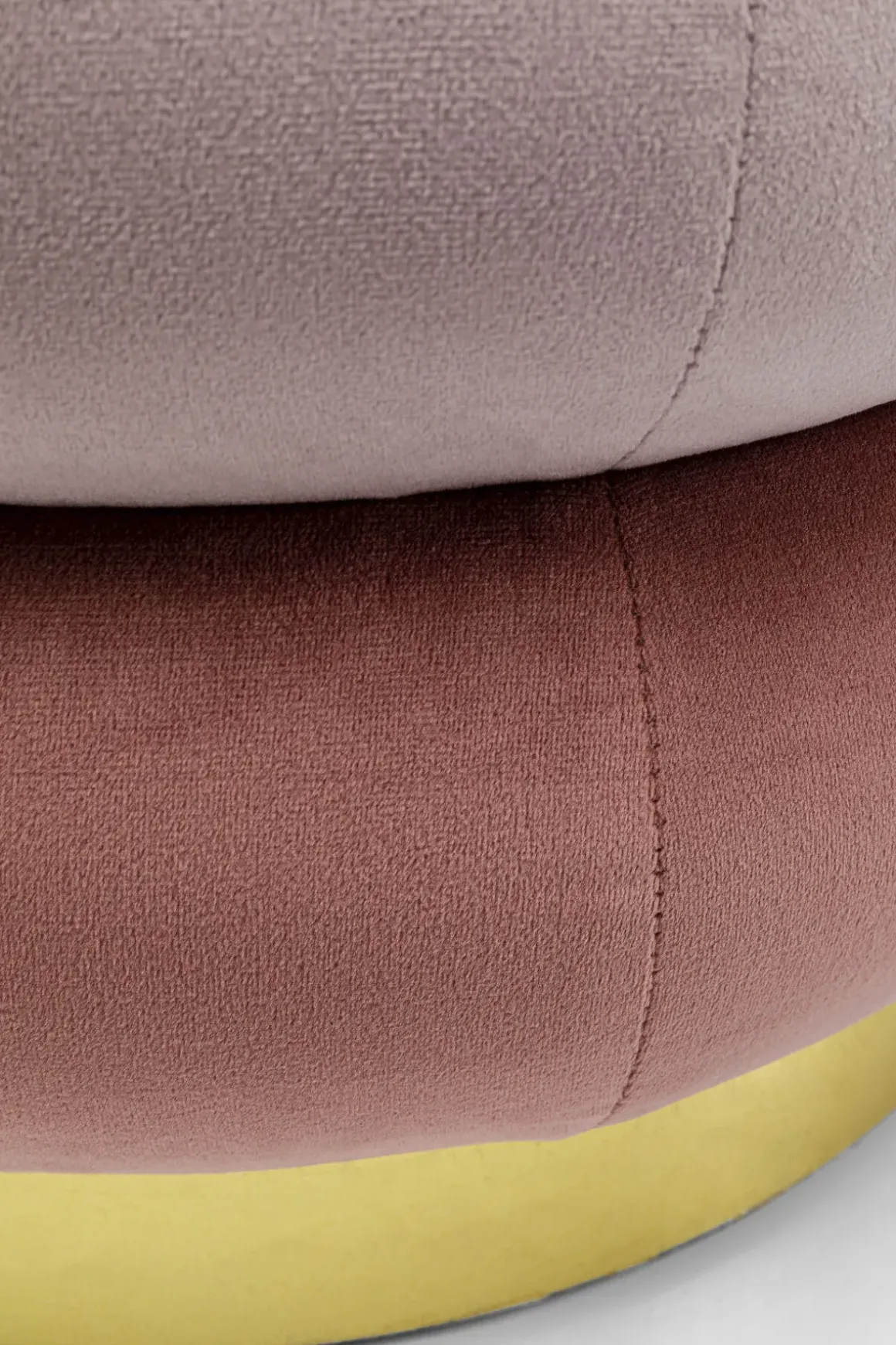 Sittpuff Sandwich - Sammet Puderrosa - KARE Design