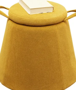 Sittpuff Thimble - Gul Ø51cm - KARE Design